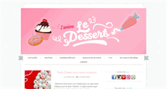 Desktop Screenshot of jameneledessert.com